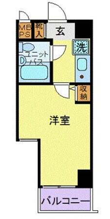 平塚駅 徒歩5分 6階の物件間取画像